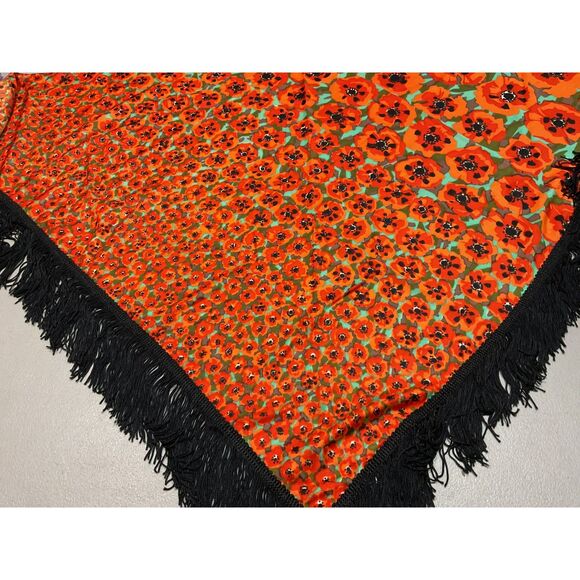 Vintage 60's/ 70's Shawl Wrap - Picture 4 of 5